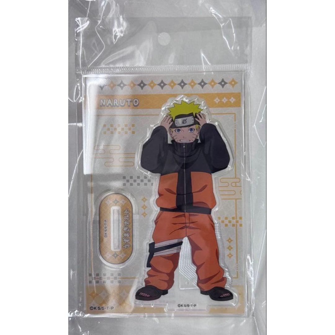 Used NARUTO became smaller acrylic stand Naruto Uzumaki