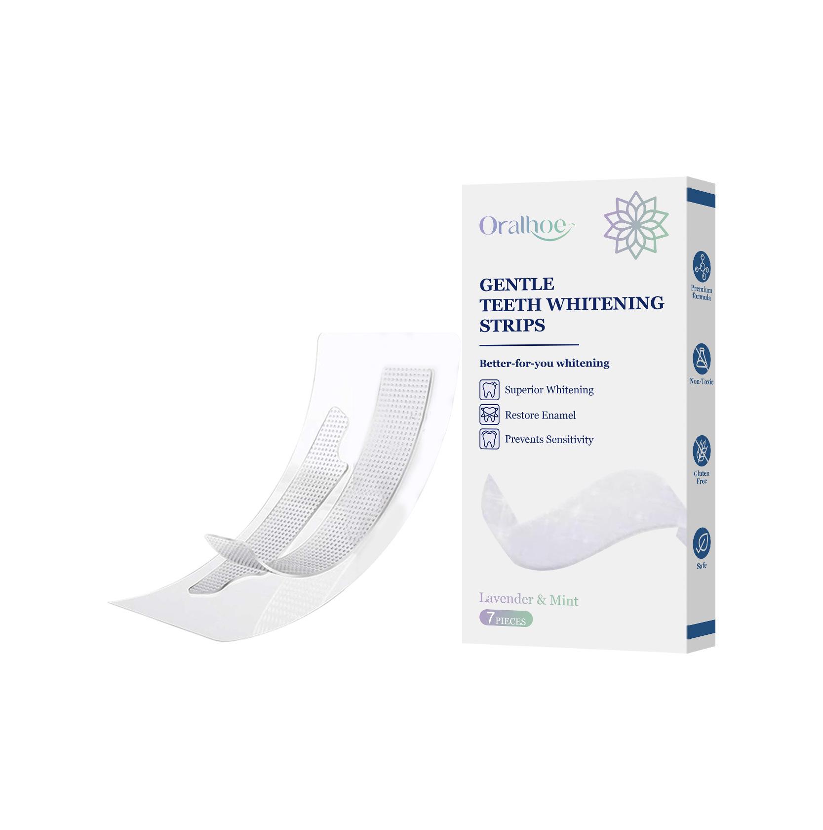 

OralhoE Portable Teeth Whitening Strips - Removes Stains and Yellowing for a Fresh, Clean Smile
