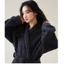 Women's Long Flannel Fleece Bathrobe - Thick, Warm, Plus-Size Velvet Robe for Autumn & Winter