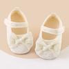 New Summer Baby Lace Bow Shoes Infant Girls Anti Slip Soft Sole Walking Shoes For Indoor Use Toddler First Walkers