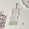 Cute Acrylic Idol Po Card Holder Star Four-Compartment Pocard Holder Storage Card Display Protect Pendant Diy Decor Gifts