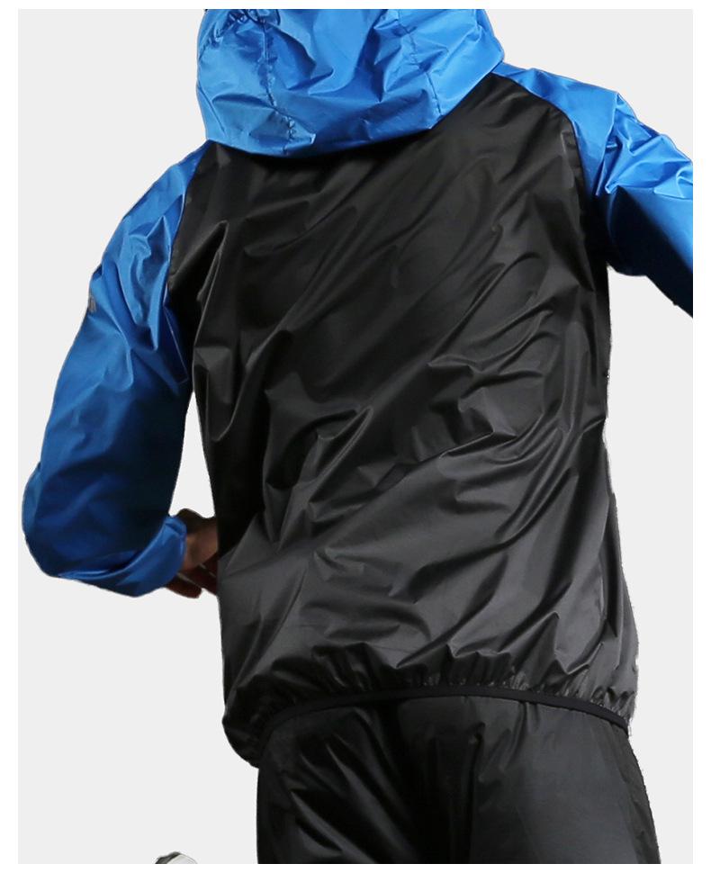 Übergröße Herren Fitness Schweißanzug - Herbst/Winter Laufjacke für Fitnessstudio und Sport