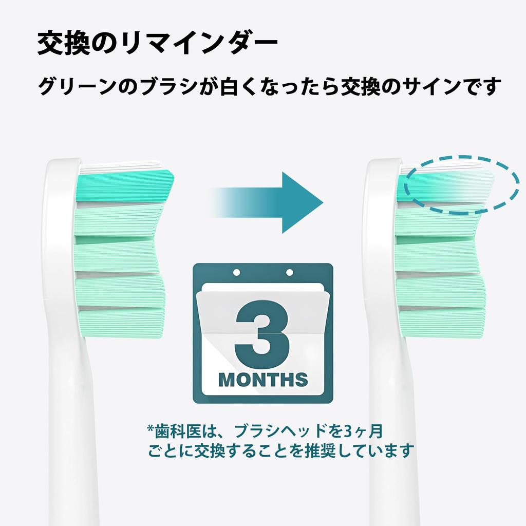 LINILEEA Compatible Philips Sonicare Electric Toothbrush Replacement Plaque Compatible with and Regular Pack of 8 Brushes, Removal, DiamondClean,