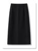 Petite Women's High-Waisted Midi Skirt - 2025 Spring/Autumn Straight Suit Bodycon Style