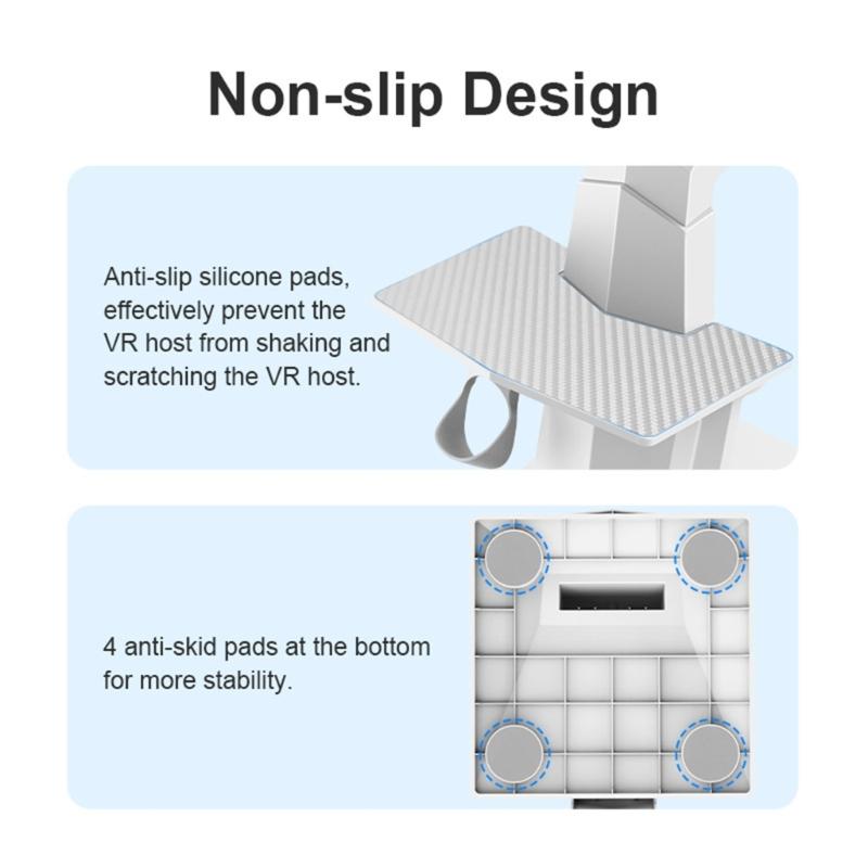 VR Stand Accessories VR VR Headset and Touch Controllers Non Slip Desktop Display Stand Holder