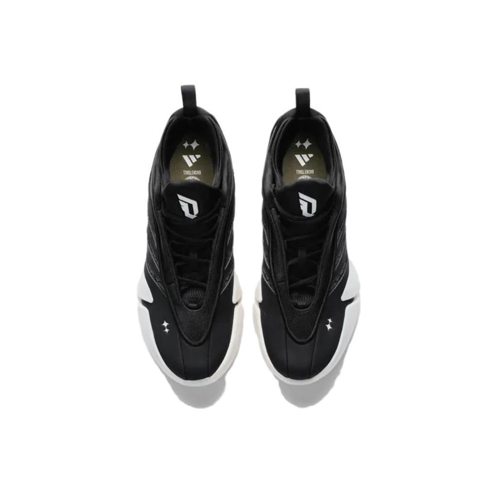 BSTN x Bayern Monaco Pallacanestro x adidas Dame 9 Nero Oliva Strata Sneakers Unisex Core-Black Cloud-White JI2674