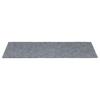 Self Adhesive Stair Treads 15 pcs 60 x 25 cm Light Grey Rectangular