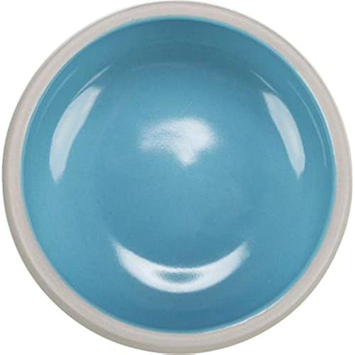 Mangeoire En Céramique - TRIXIE - Modèle 0,6 L - Antidérapante - Ø 14 Cm - Pour Chat