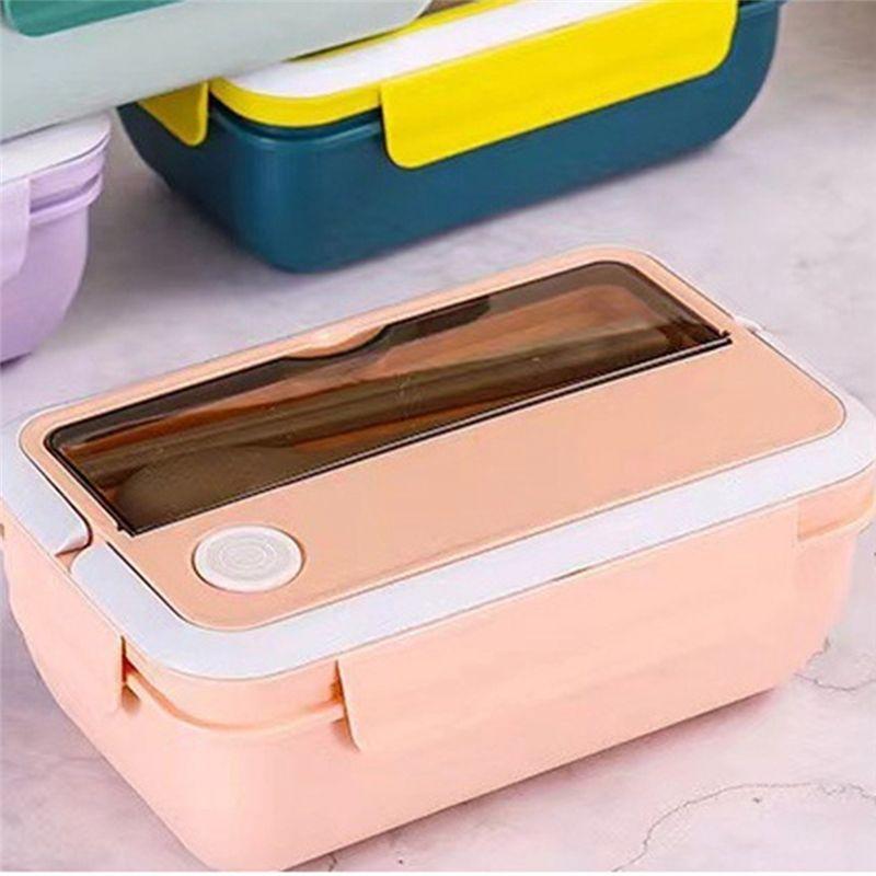 A84X-Large Capacity Student Lunch Box Korean Lunch Box Lunch Box Sealed Fresh-Keeping Box