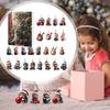 2025 Christmas 24-Day Countdown Calendar 2D Acrylic Cat Christmas Countdown Calendar Advent Near Year Kitten Pendant Ornament