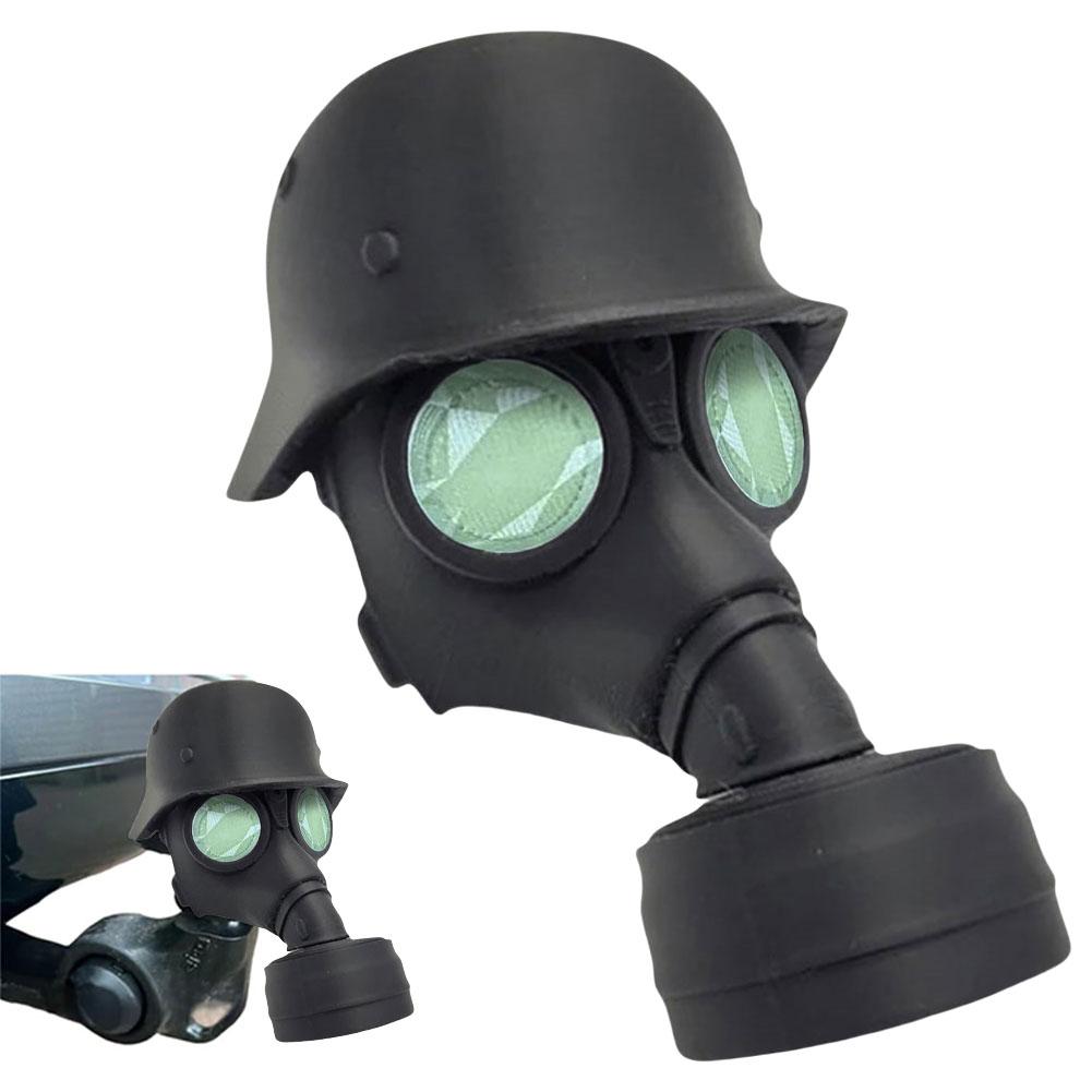 Lustige Gasmasken-Abdeckkappe für Anhängerkupplung Anhängerkupplungsabdeckung Anhängerkupplungsschutz Kappe zum Schutz des Empfängerrohrs vor Rost