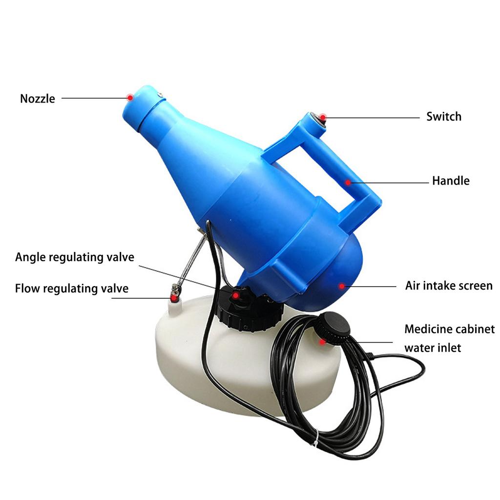 Electric ULV Portable Fogger 1.2 Gallon Automatic Spraying Electric ULV Portable Sprayer for Pest Control
