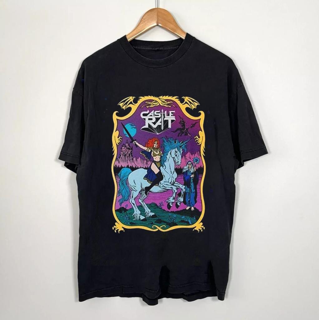 Hot Castle Rat Band The Book Of Beast Tour Zwart S tot 5XL T-shirt SN949