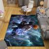 1Pc Powerful Anime Hero Action Rug, Office Carpet Indoor Outdoor Doormat, Non-Slip, Comfortable, Living, Christmas Halloween,  Xmas Gift S1520