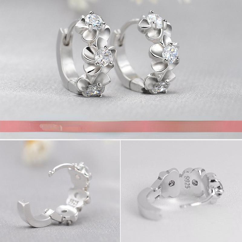 Sace Gems Klasické zirkónové náušnice zo zliatiny medi pre ženy ako darčeky na svadobnú párty