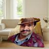 Fashion print L-Lin Manuel Miranda Blanket For Sofa Office Bed Plane Travel Sleep Read Relax Camping Soft And Warm