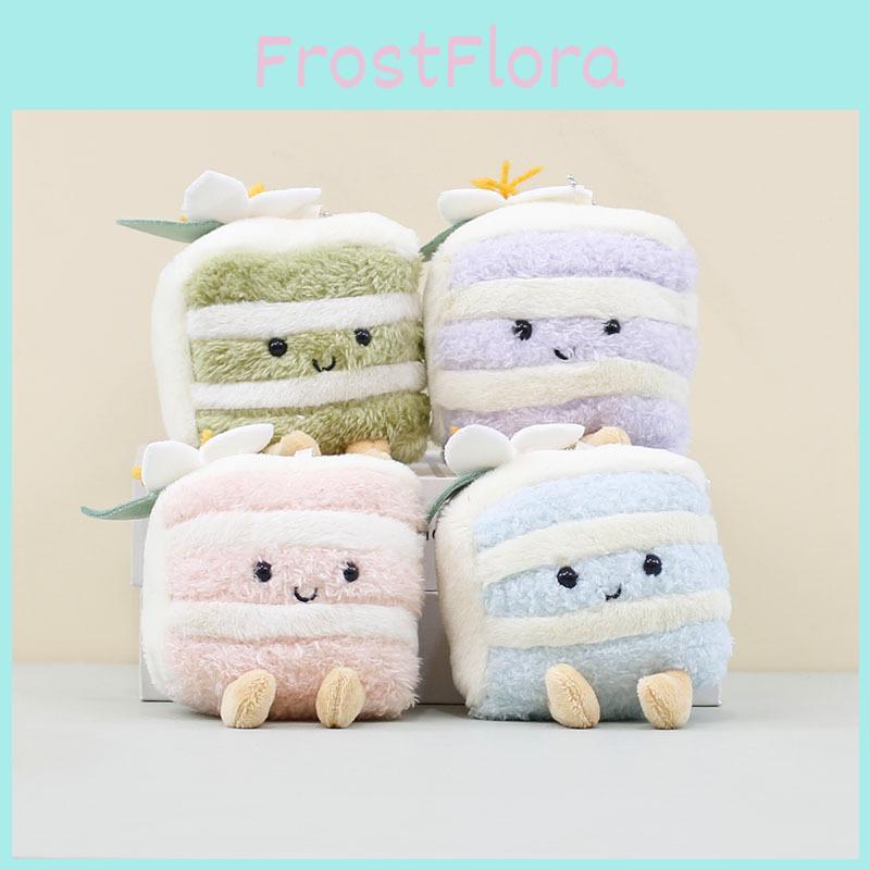 Triangle Cake Plush Keychain Cute Dessert Doll Perfect Birthday Gift For Girls