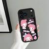 Sanrio My Melody Kuromi Soft Shell Case for iPhone 13 12 11 Pro Max 16e 15 16 14 Plus 17 Air XS Max XR