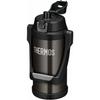 Thermos Water Bottle Vacuum Insulated Sports Jug 2.0L Black Gray FFV-2000 BKGY
