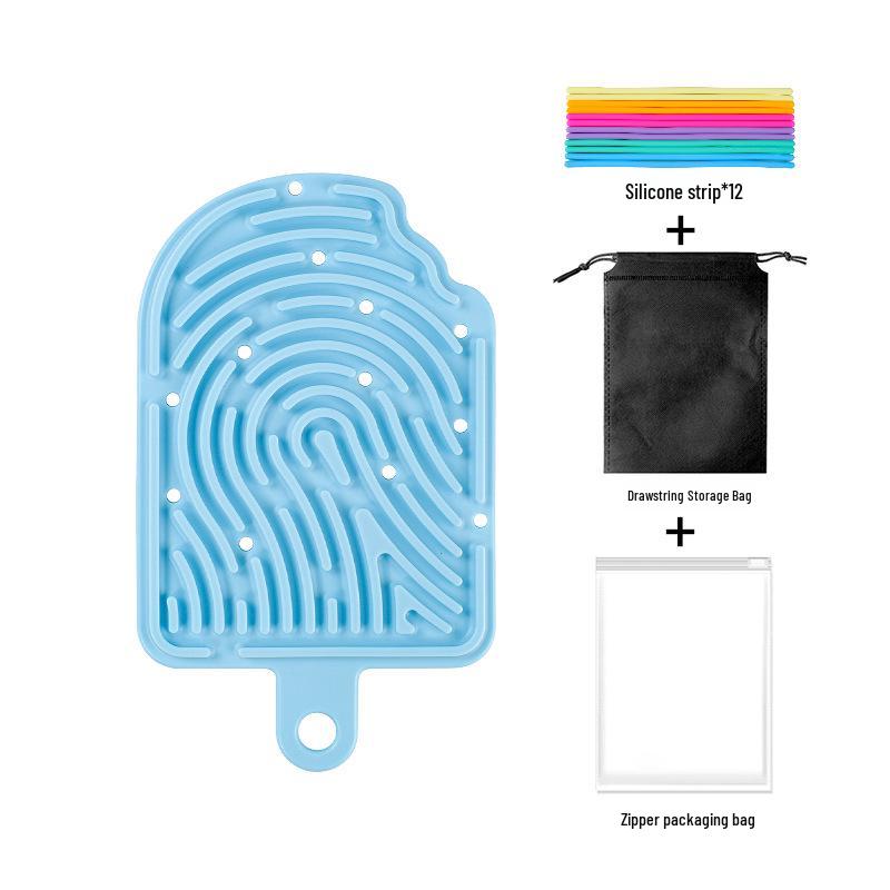 Kids' Space-Themed Sensory Ice Cream Puzzle Board