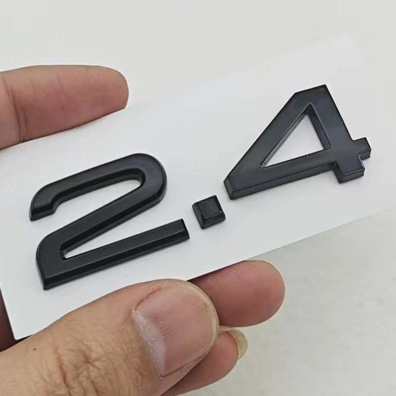 2026 3D ABS Car Letters Logo 2.4 3.6 3.8 4.2 TDI Sticker Rear Trunk Emblem Badge For 4UYUE A3 A4 A5 A6 A7 A8 Q3 Q5 Q7 Q8 Accessroies