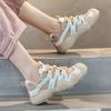 Fujin 4cm Cloth Breathable Summer Chunky Sneakers Platform Shoes Women Spring Fashion Sneakers Wedge 2024 Women Casual Vulcanize