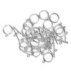 100 Sets Toggle Clasps Alloy 2mm OT Buckle DIY Jewelry Making Supplies for Necklace Bracelet
