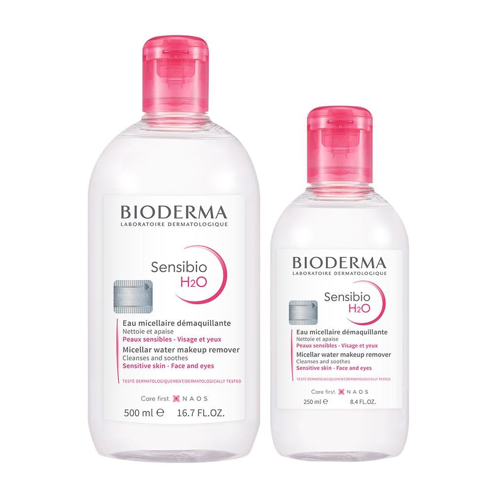 

Bioderma Sensibio H20 Sensitive 500мл + 250мл, 1 шт.