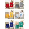 Children's Basketball Jersey Set Boys Girls Dry Fit Mesh Summer Sports Wear Short Sleeve Kids Clothing Athletic Outfit