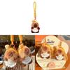 Toast Bread Hairband Capybara Plush Keychain For Kids And Fans