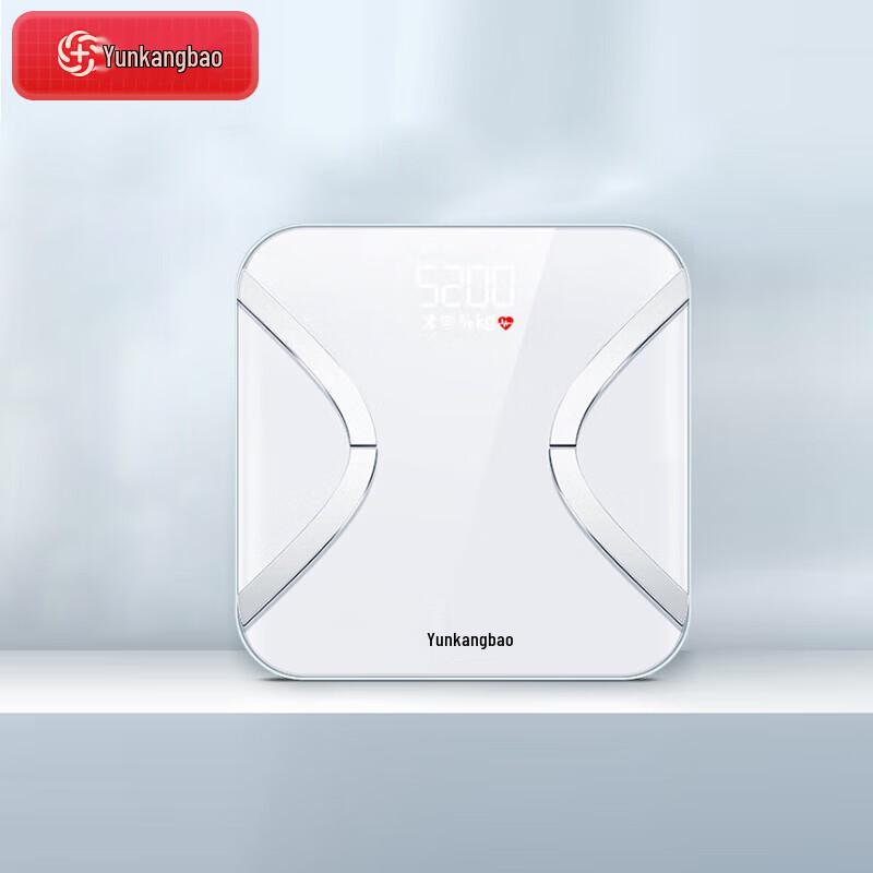 YunKangBao Smart Body Fat Scale with Heart Rate & Dual Connectivity