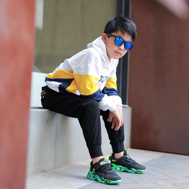 Dětská sportovní obuv Maskovací ultrazvuková, lehká a módní síťovina Prodyšná Dívčí sportovní obuv