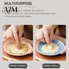 Baby Complementary Food Grinder Ceramic Garlic Grater Plate, Embossed Grinding Dish for Grating Kitchen Vegetable Puree Maker Wasabi Ginger