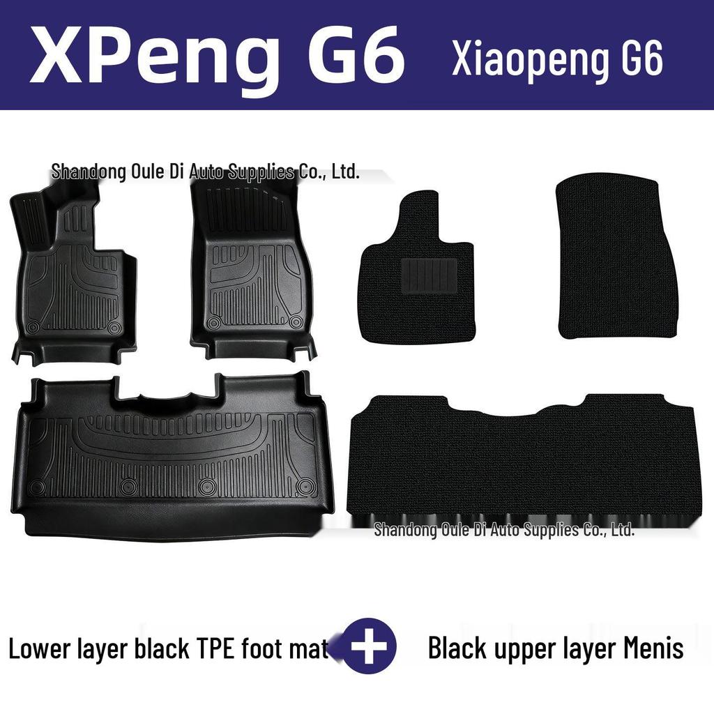 XPeng G6 Eco-friendly Odorless TPE Floor Mats for Interior Car Protection