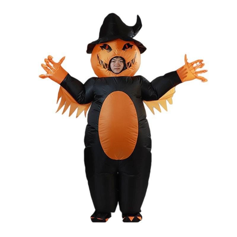 Costume Gonflable Dinosaure Alien Halloween Très Vendu - Tenue Poupée Drôle Créative pour Spectacles et Maquillage
