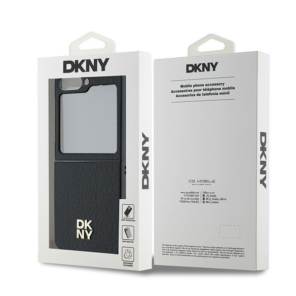Dkny Dkhczf6Pshrpsk Z Flip6 F741Czarny/Black Repeat Pattern Stack Logo