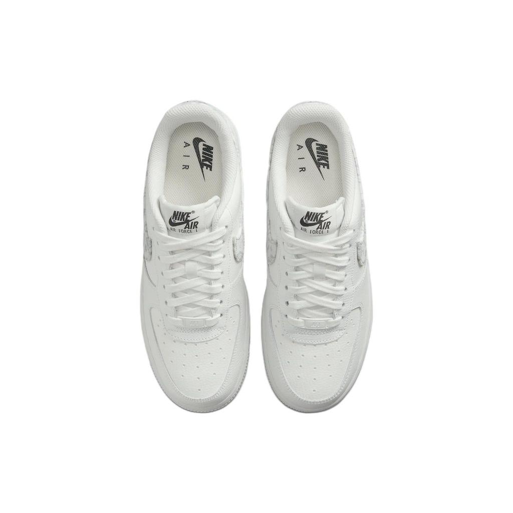 Nike Sneakers da donna Air Force 1 Low White Paisley Summit-White Nero Grey-Fog DJ9942-100