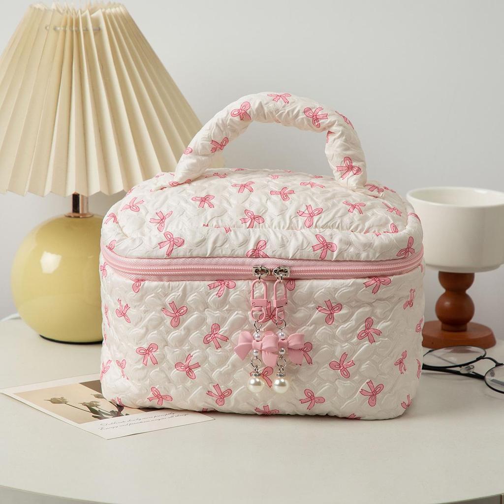 Large Capacity Women's Cosmetic Clutch & Toiletry Bag