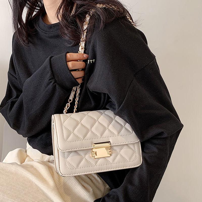 Internet celebrity chain bag women 2025 popular new trendy fashion versatile messenger high sense foreign style shoulder small square bag