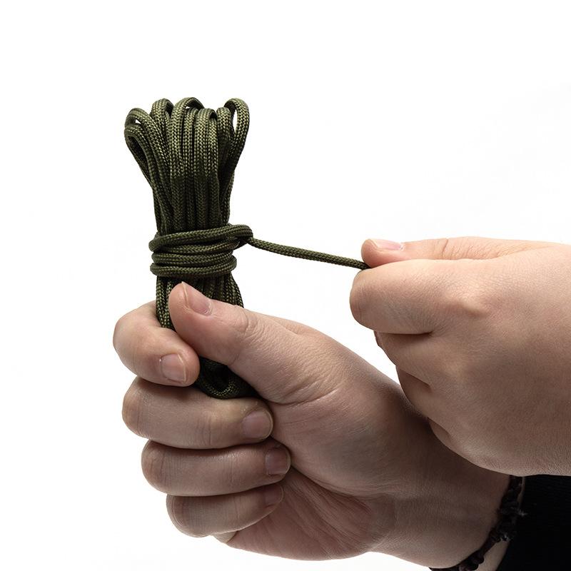 

Outdoor Emergency Rope 7-core Parachute Rope Outdoor Tie Down Rope Lifesaving Escape Nylon Rope