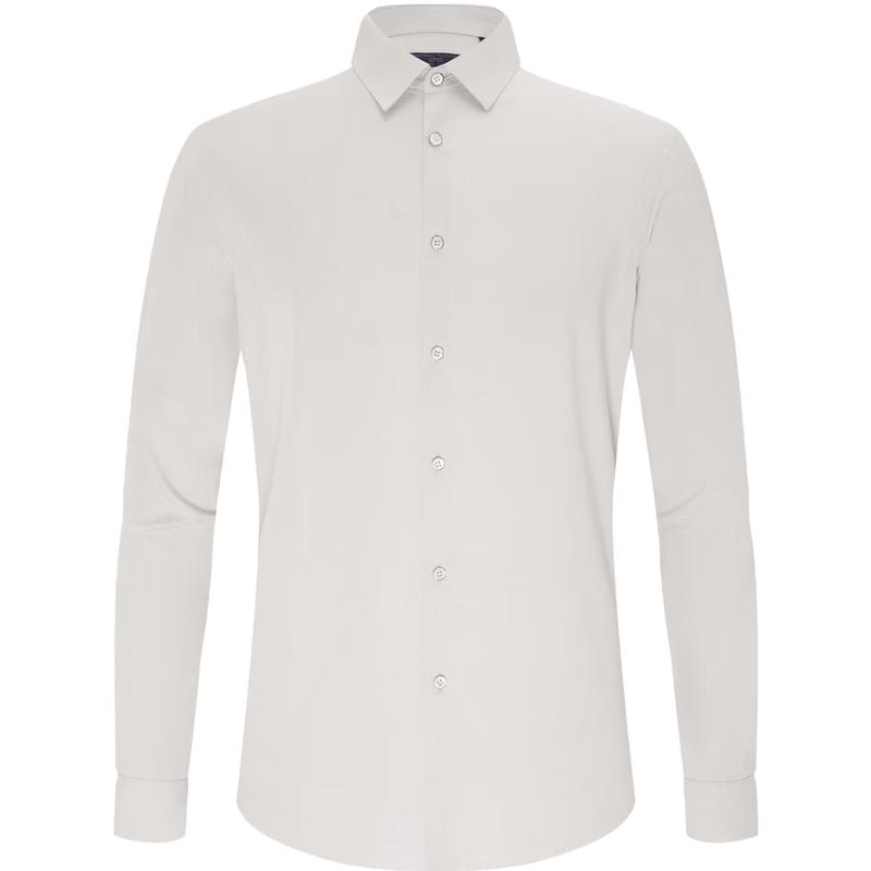 EMZ Erdos Men s Silk Blend Casual Long Sleeve Shirt XL