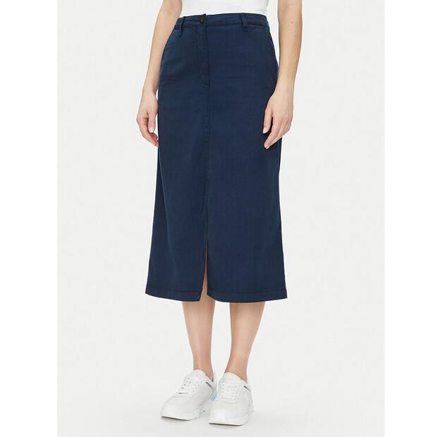 Юбка миди Tommy Hilfiger Co Blend Midi Skirt EU 36