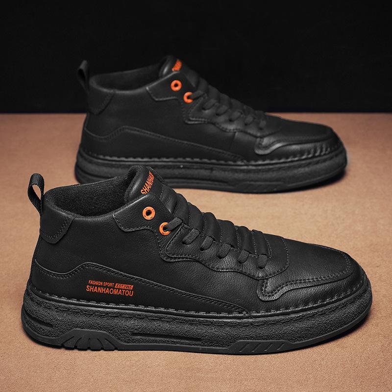 

Зимняя новая дышащая спортивная мужская обувь универсальная модная повседневная обувь для сноуборда мужская увеличивающая рост нескользящая легкая модная обувь среднего размера 39 чёрный