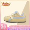 Spring soft leather soft bottom breathable increase casual and comfortable new sports shoes
