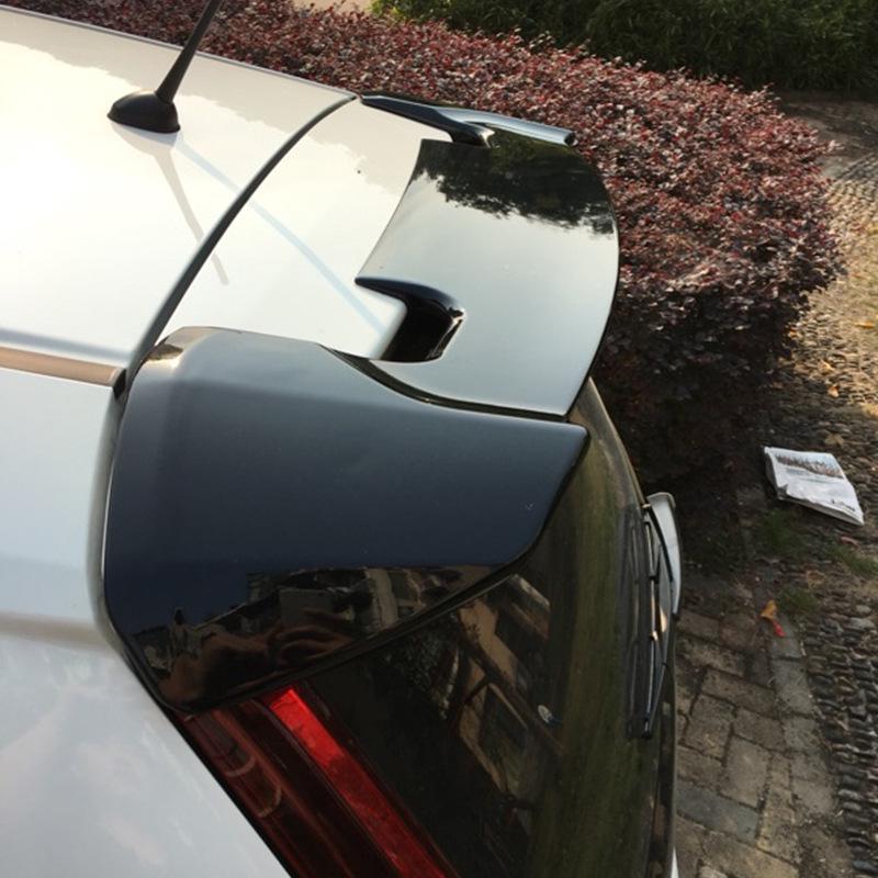 For Honda Fit 2014-2020 Rear Spoiler No-Drill RS Roof Spoiler with Light GK5