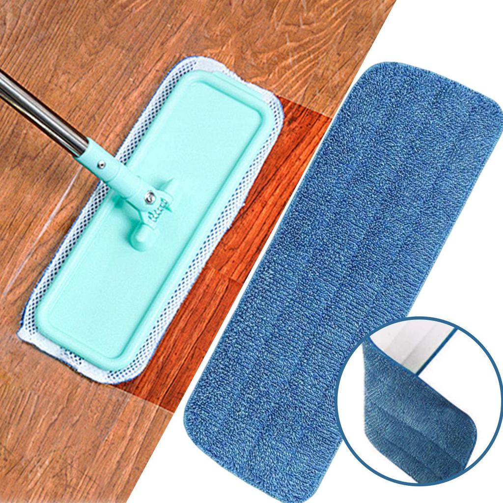 Mop Pads Reusable Microfiber Floor Wiper Cloth Reusable Mop Cloth Replacement For Hardwood Floor Apartment Dormitory Living Room