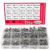 440pcsM3, M4, and M5 Stainless Steel Phillips Head Screws and Nuts, /Phillips/countersunk Screws, for DIY Hardware and Furniture