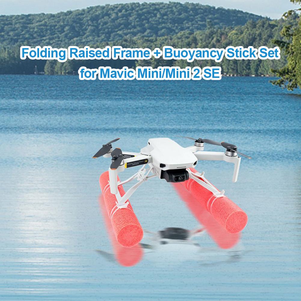 Drone Landing Skid Float Tripod Stand/Buoyancy Stick Kit Accessories Landing Gear Leg for DJI Mini/Mini 2 SE