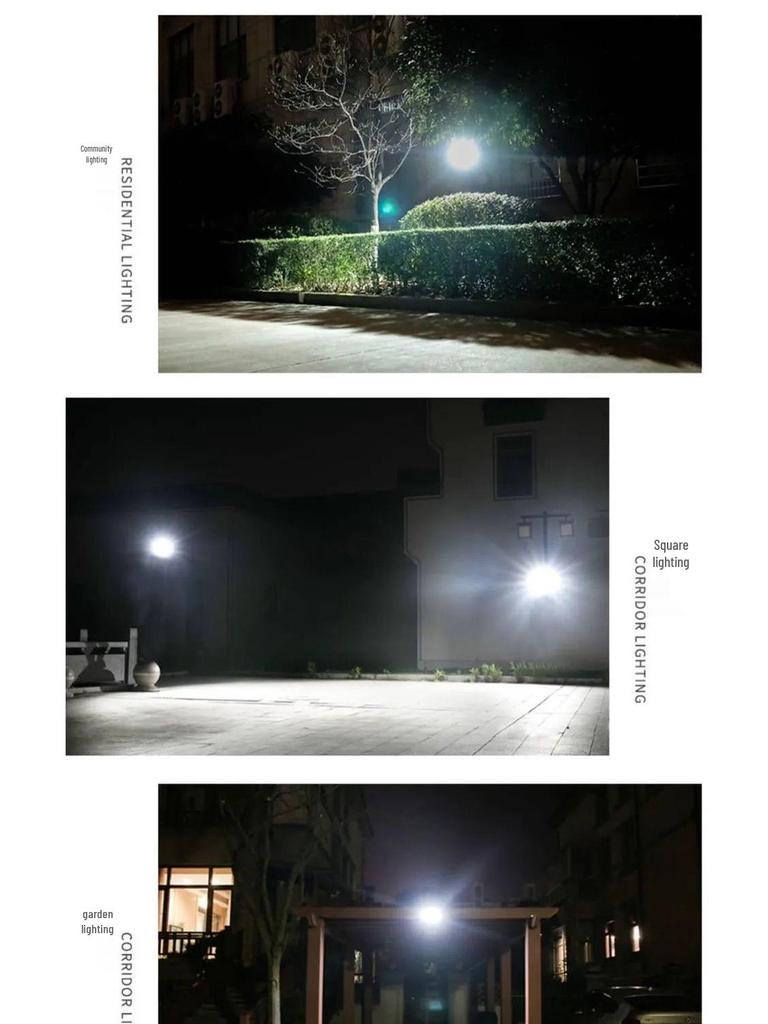 Super Bright Solar Floodlight: Automatic Dusk On, Waterproof, Outdoor Induction Street Light