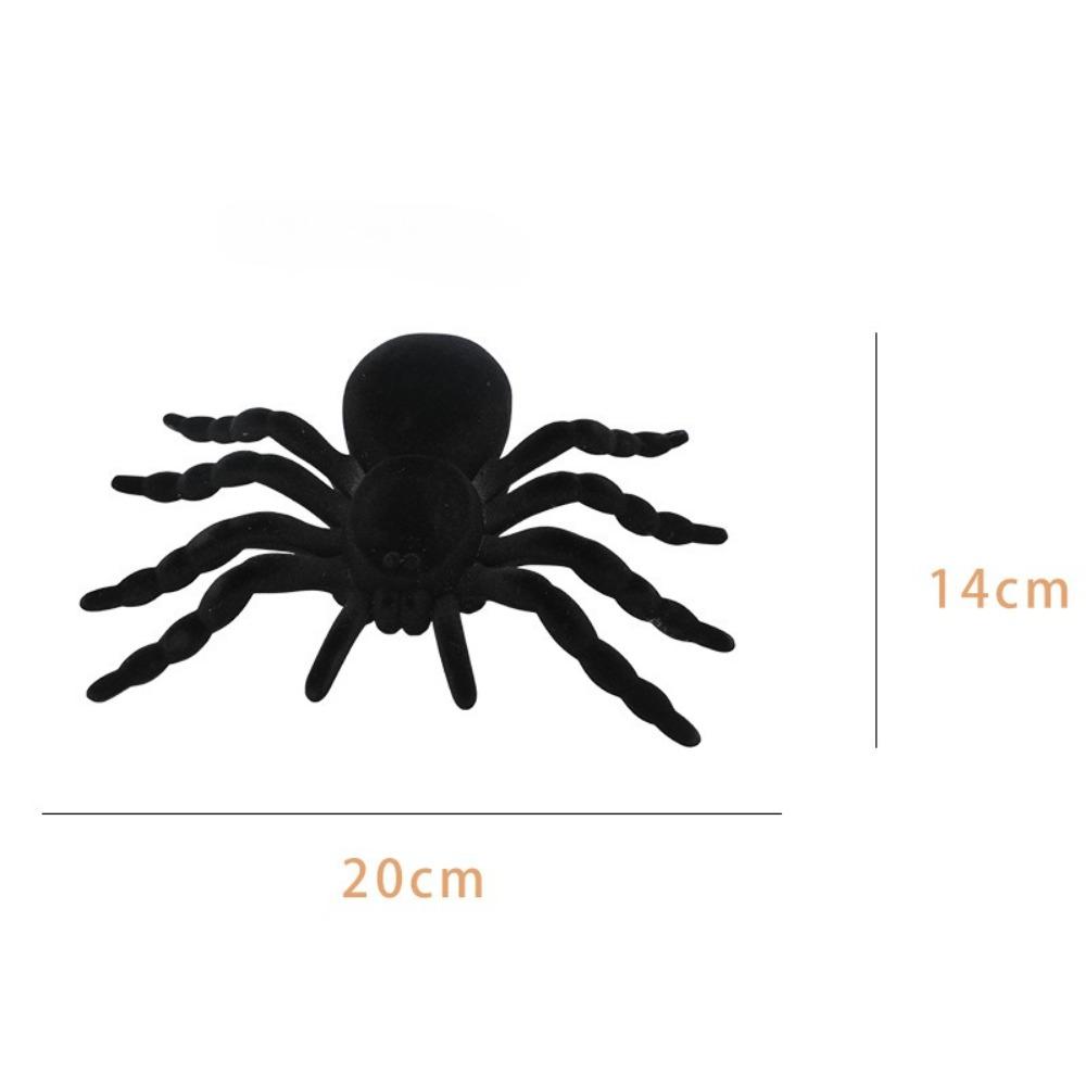 Halloween Plush Spider, Fluorescent Spider, Black Spider, Scene Decoration Props, Haunted House Prank Gifts